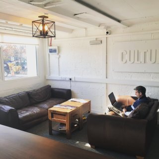 Member at work in Culture Co-Working Member at work in Culture Co-Working